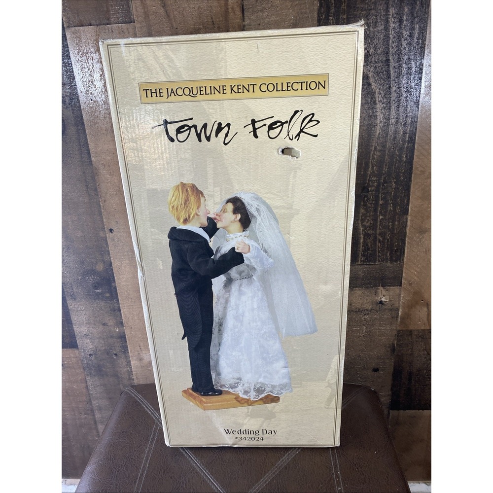 Jacqueline Kent Town Folk "Wedding Day" Figurine #342024 20" Limited Edition Vtg
